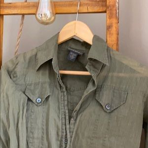 Banana republic linen shirt